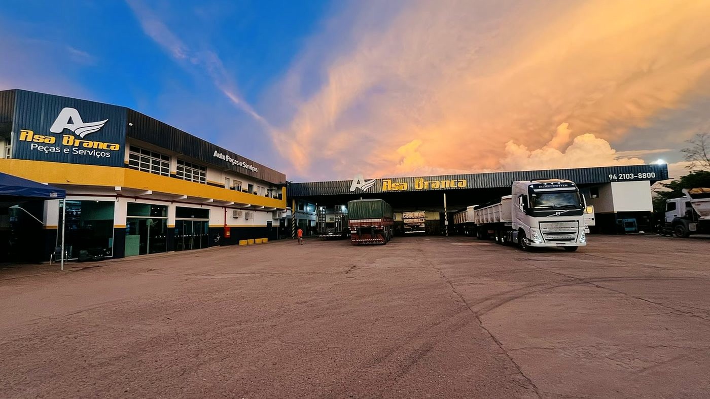 Fachada da Molas Asa Branca na PA-150 em Marabá