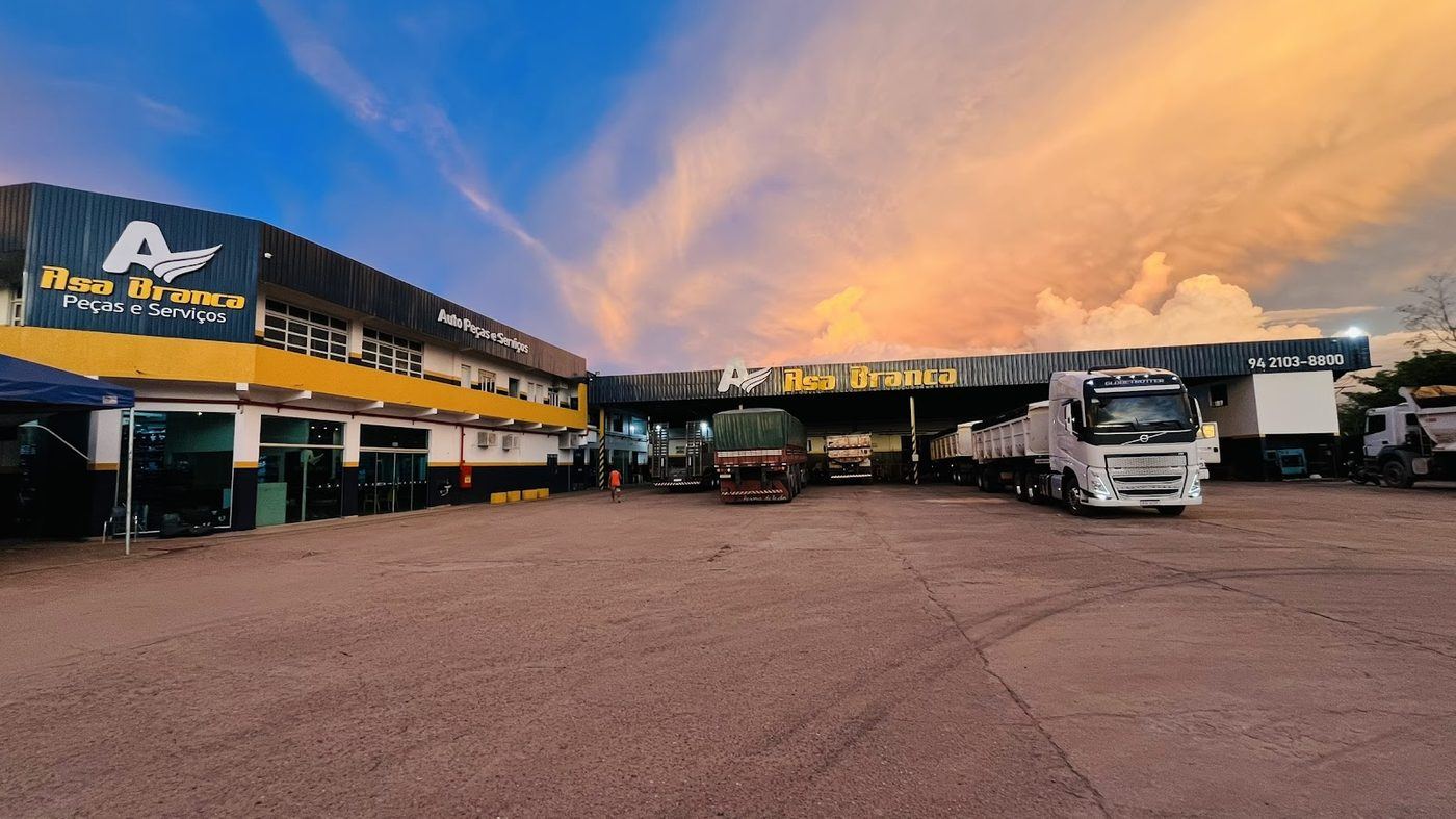 Fachada da Molas Asa Branca na PA-150, em Marabá